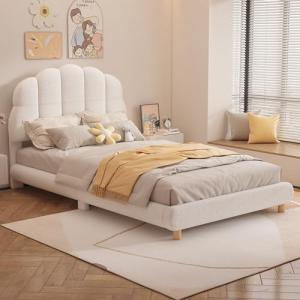 Moimhear 90 x 200 cm cama plana, cama infantil, felpa, cabe…