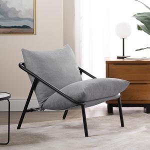 Zinus Ada Silla Grande 79x68x79 - Sillón con estructura de…
