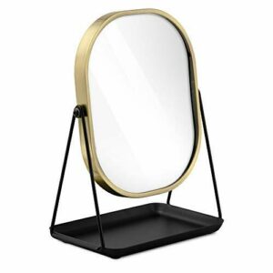 Navaris Espejo de Maquillaje para Mesa - Espejo Doble con A…