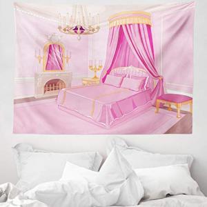 ABAKUHAUS Rosado Tapiz, Interior del dormitorio de la princ…