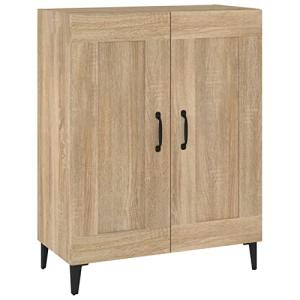 Aparador de almacenamiento con 2 puertas de madera y 3 esta…