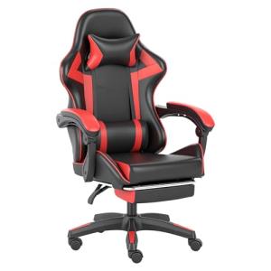 AUNEK Silla Gaming Ergonómica con Reposapiés, Respaldo Recl…