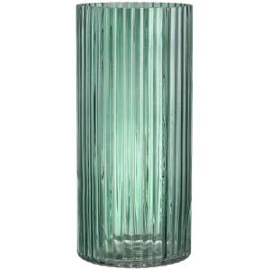 KAYLETIN Jarrón de vidrio acanalado, jarrones de vidrio ver…