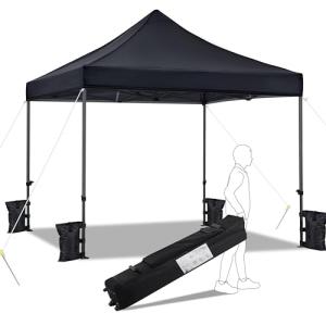 Yaheetech Carpa Plegable 3x3 Cenador Plegable de Jardín Res…