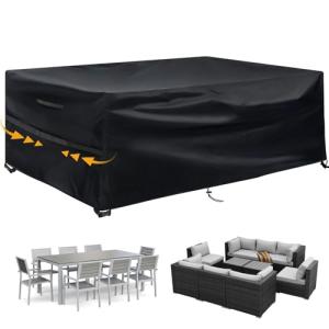 GARPROVM Funda para Muebles de Jardín Exterior, Conjuntos d…