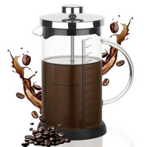 lompyeu Cafetera Tetera de Prensa Francesa de 600ml,Cafeter…