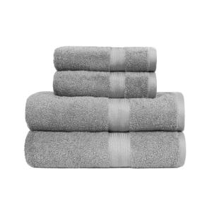 Amazon Basics - paquete de 4 toallas de baño resistentes a…