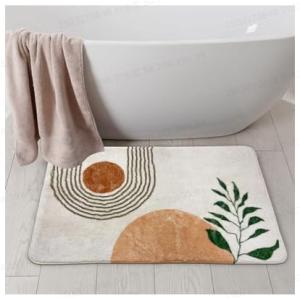 APROPHIC Alfombra de baño boho 50 x 80 cm, alfombrilla de b…