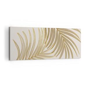 Cuadros Decoracion Salon Dorado Hojas Palmeras Lienzos deco…