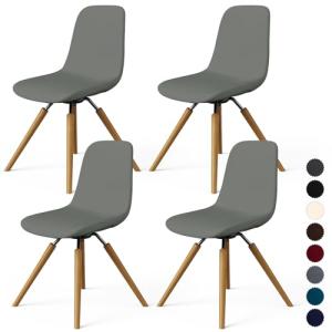 Dioxide Fundas Sillas de Comedor Pack 4/6 Fundas Sillas Aju…
