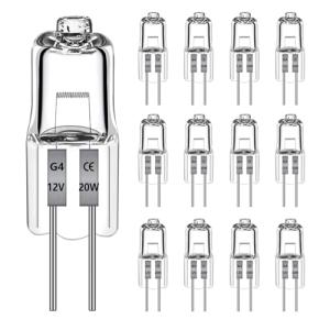Morotty Paquete de 12 Bombillas Halógenas G4 12V 20W, Lampa…
