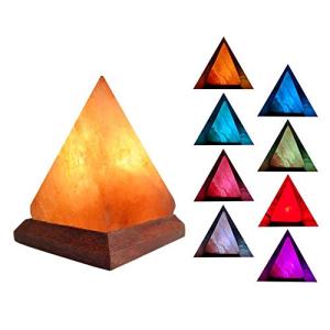 Mlamat Lámpara pirámide de sal Lámpara de iones negativos c…