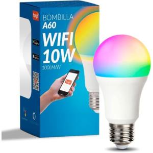 M LEDME - Bombilla LED Inteligente WiFi A60 10W (Eq. 90 W)…