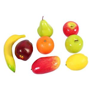 YUMILI Fruta Artificial, 8 Piezas de Frutas Artificiales de…