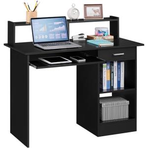 Yaheetech Mesa Escritorio con Soporte de Monitor para Ofici…