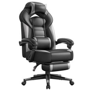 SONGMICS Silla Gaming, Silla de Oficina, Ordenador, Diseño…