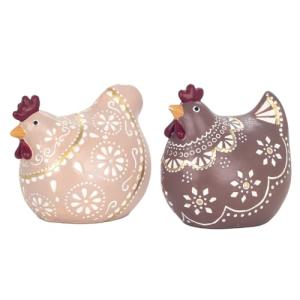 BY SIGRIS Origen Home Decor Figura Gallina 2 U Animales | F…