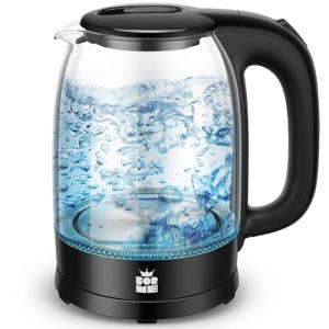 ForMe Hervidor Eléctricos de Vidrio Agua 1,7 I Azul LED Ilu…