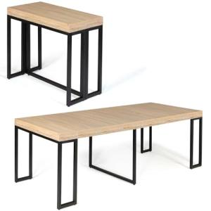 IDMarket - Mesa consola extensible Toronto para 10 personas…