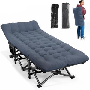 ATORPOK SHOP Cama de camping plegable resistente para adult…