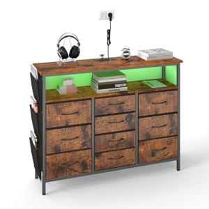 hitsuki Mueble de TV y banco de TV de madera, aparador para…