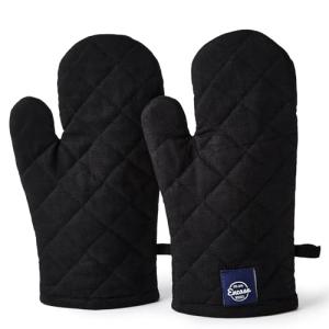 Encasa Guantes de Horno de algodón Resistentes al Calor (Ju…