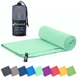 Fit-Flip Toalla Microfibra - para el Gimnasio y la Playa -…