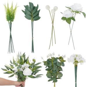 45 Ramas Flores Artificiales Realistas, Hortensias Artifici…