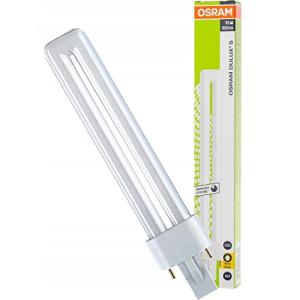 OSRAM Dulux S - Lámpara fluorescente compacta (11 W, 827, 2…