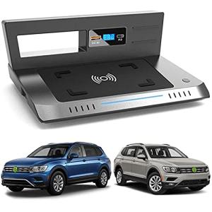 Cargador inalámbrico para automóvil para V*W 2018-2021 Pane…