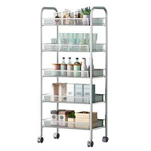 Mesa Carrito Camarera 5 Niveles Cocina Móvil Acero Carbono…