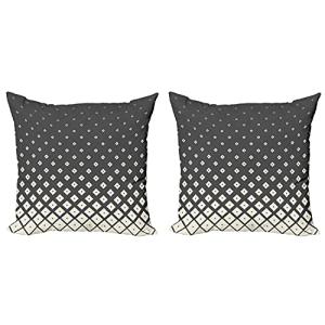 ABAKUHAUS Geométrico Set de 2 Fundas para Cojín, Rombo Form…