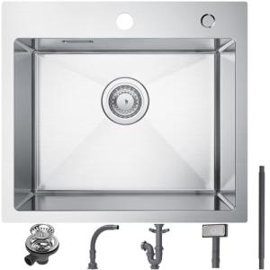 Fregadero Cocina 1 Seno, CECIPA 50×45cm Fregadero Cocina Ac…