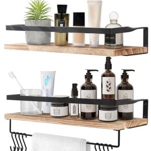 Uten Baldas Pared, Estante de Pared de 2 Niveles, Estante d…