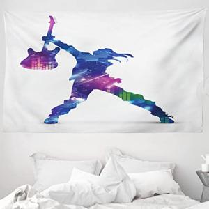 ABAKUHAUS La Música Rock Tapiz de Pared y Cubrecama Suave,…