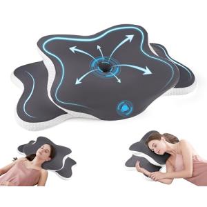Gaethra Almohada Cervicales y Cuello Grande, 2 in 1 Almohad…