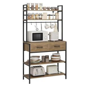 HOCSOK Estantería de Cocina, Estantería para Microondas Mue…