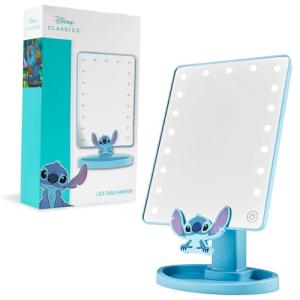 Disney Stitch Espejo de Mesa LED con Bandeja para Joyas - R…