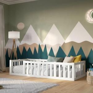 Crazy Pine Cama Montessori 190x120 cm - Cama Infantil con P…