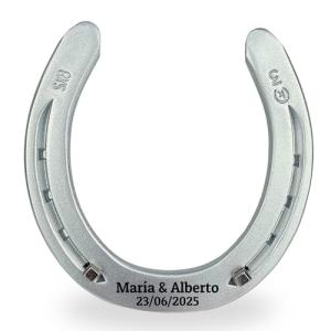 Dttra Herradura con grabado personalizado de hierro pesado,…