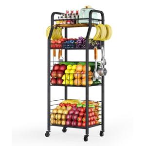 Vincourta Verdulero Cocina con Ruedas, Verdulero Cocina de…