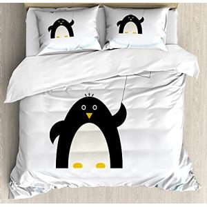 ABAKUHAUS Animal Funda Nórdica, Pingüino en Necesidad de Ay…