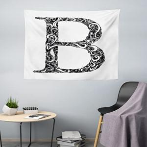 ABAKUHAUS Letra B Tapiz de Pared, Diseño Abstracto Remolino…