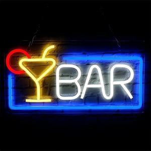 Amyzavls Letrero Luminoso de Neon para Bar, luces LED, USB…