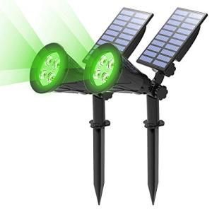 T-SUN 2 Unidades Foco Solar, Impermeable Luces Solares Exte…