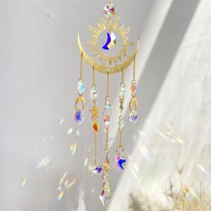 Hshenjhu Atrapasoles Cristal, Prisma Cristal Colgante, Arco…
