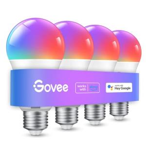 Govee Bombilla LED E27 Inteligentes WiFi y Bluetooth, Funci…