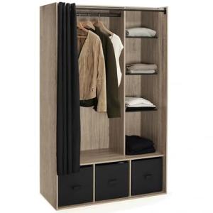 IDMarket - Vestidor de armario Diane 105 x 50 x 172 cm de h…