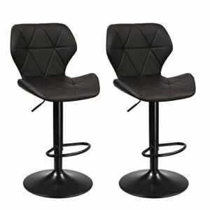 Songmics Taburete de Bar, Juego de 2, Sillas de Cocina con…