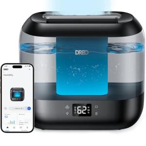 Dreo Humidificador inteligentes para dormitorio, humidifica…